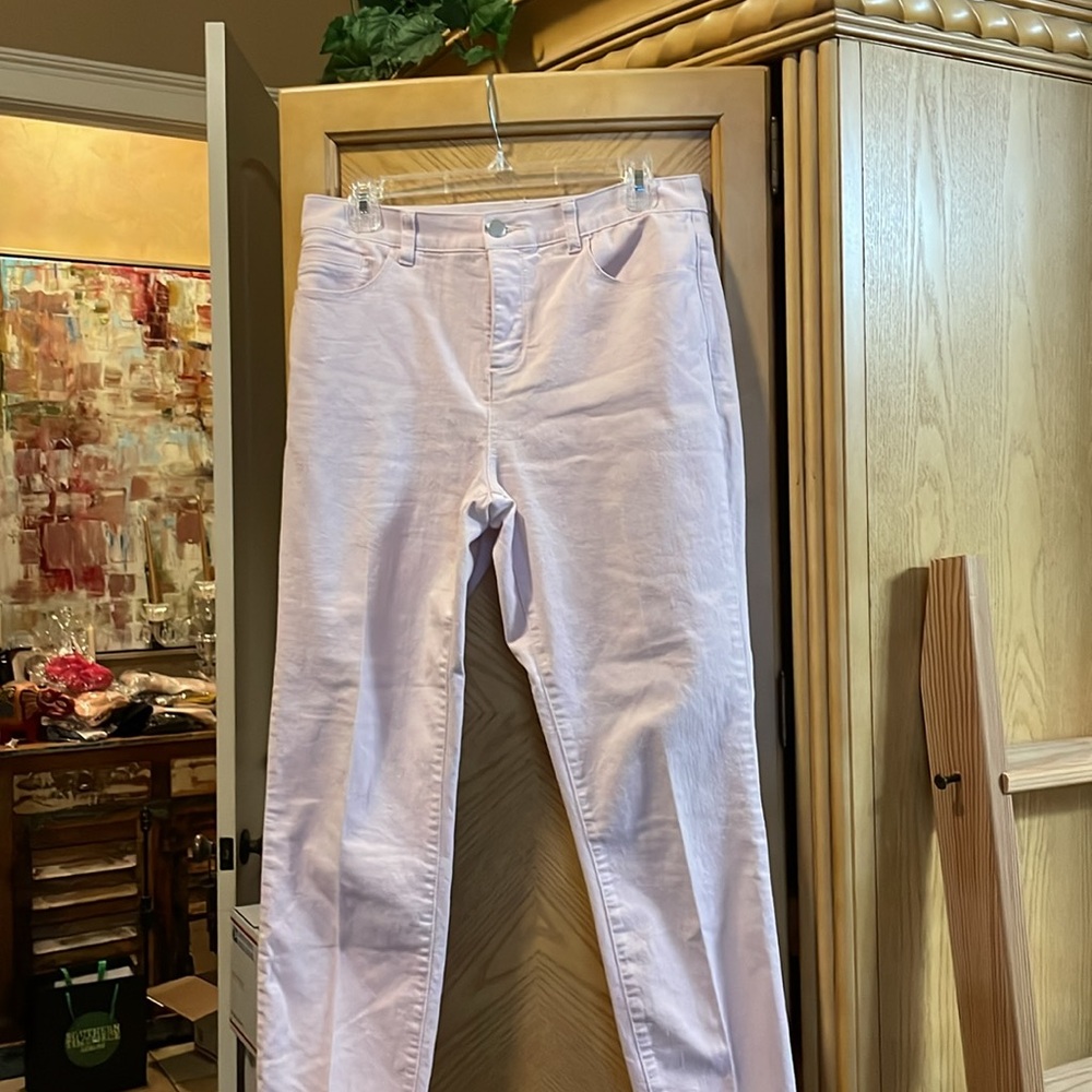 Signature slimming by Christopher banks pink jeans size 8 - Picture 3 of 8